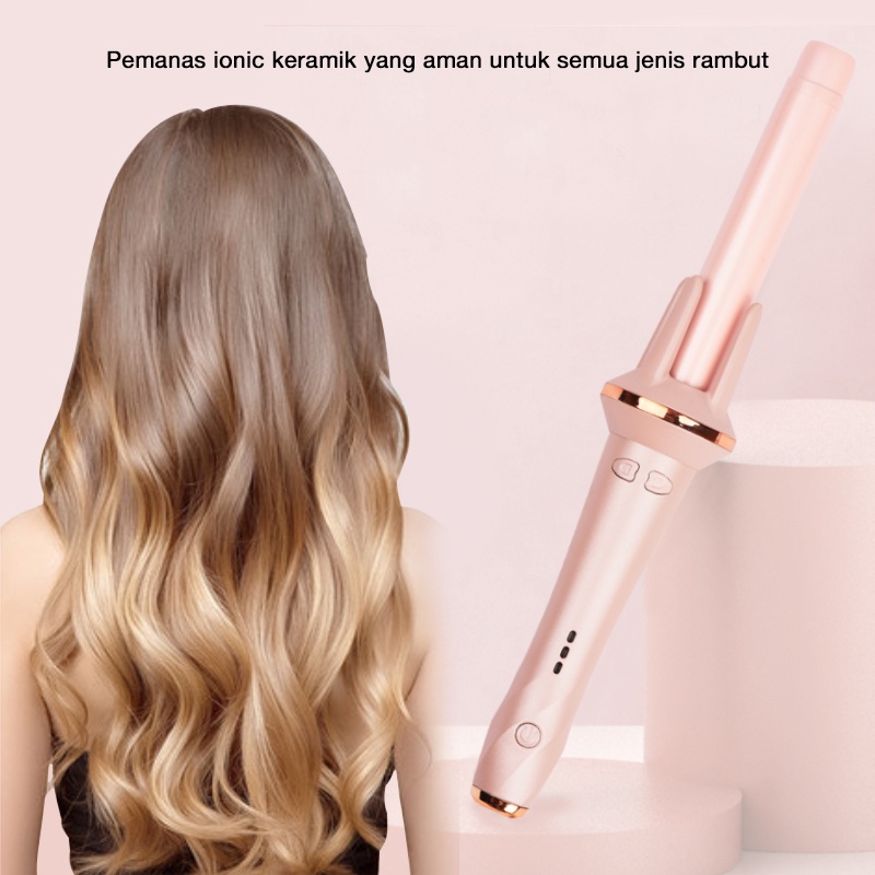 Catokan Keriting Keramik Otomatis Libra Hair Styler Curly Automatic Hair Curler 28mm Curly, Keriting, Wavy