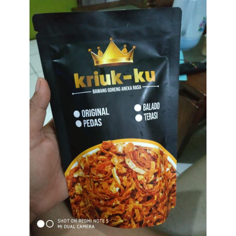 

KRIUKK Bawang Goreng dan Terasi Bawang