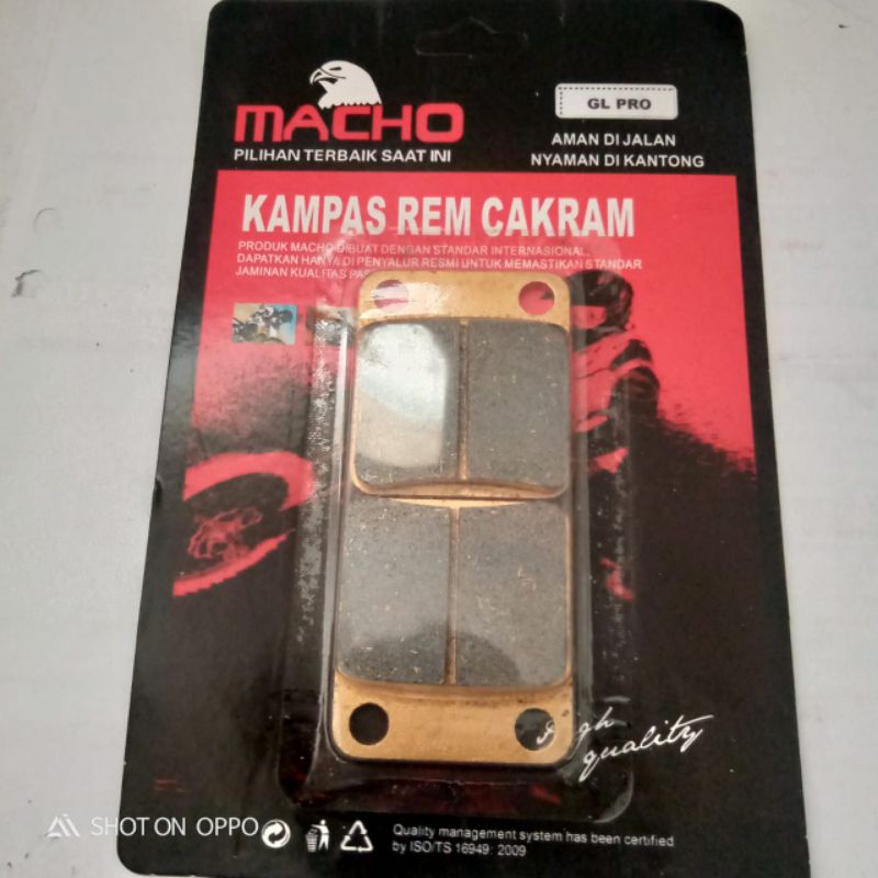 Kampas Rem Depan GL-Pro