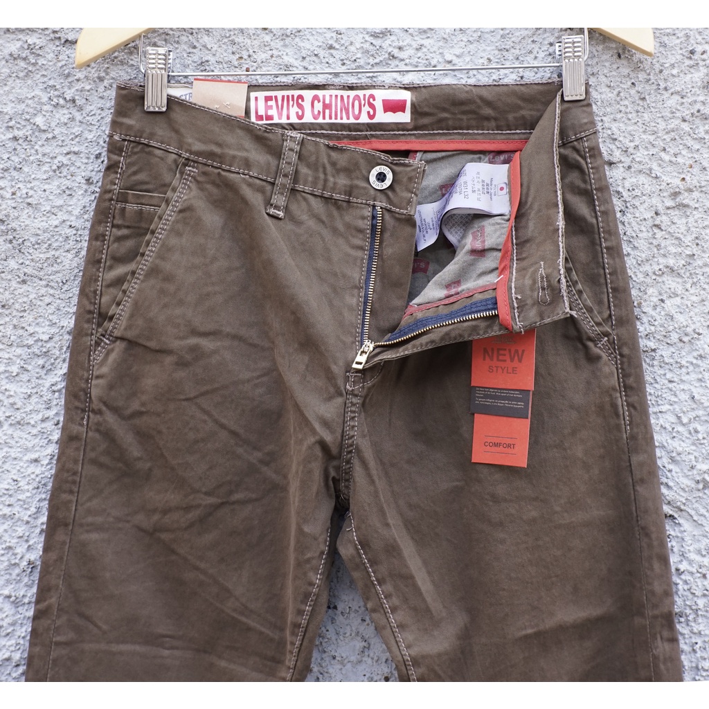 Levis 511 Chino Slim Fit - Celana Panjang Pria - Brown