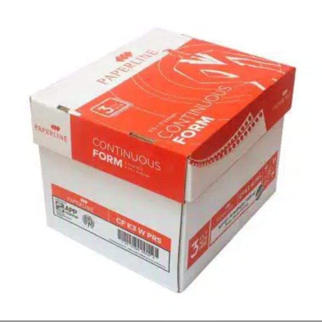 

[BOX] KERTAS KOMPUTER CONTINUOUS FORM 3 PLY 9,5 X 11 PAPERLINE CF 3 W PRS (BAGI 2)*