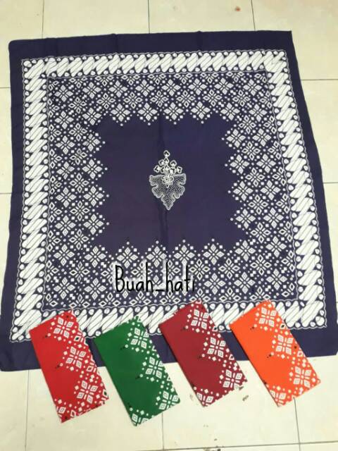 Taplak Meja Batik Murah Kantor Meja Guru Sovenir 115x110cm