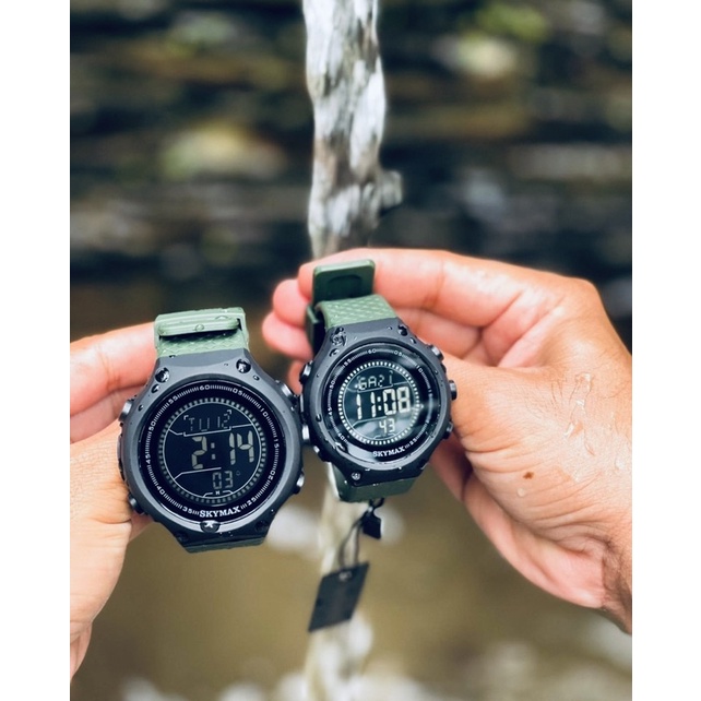 Skymax couple hijau army