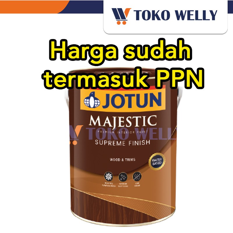 Jual Jotun Majestic Supreme Ready Mix Cat Kayu Waterbased White Ltr Shopee Indonesia 2549