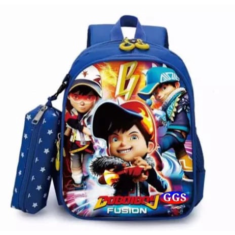 GGS Tas Ransel sekolah anak BoBoyBoy fusion / Boboyboy Halilintar/ Boboyboy Air/Ransel Anak Sd Tk /Ransel Anak Laki-laki/Ransel Sekolah Trendi Kece [CoD]