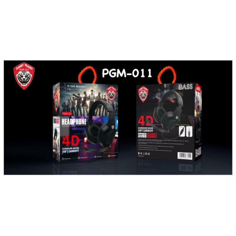 Headset Gaming 4D PGM-11 SURROUND SOUND Headset Gaming jack single