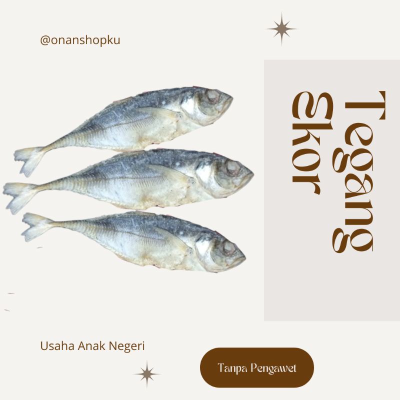 

Ikan Asin Tegang Ekor 250g