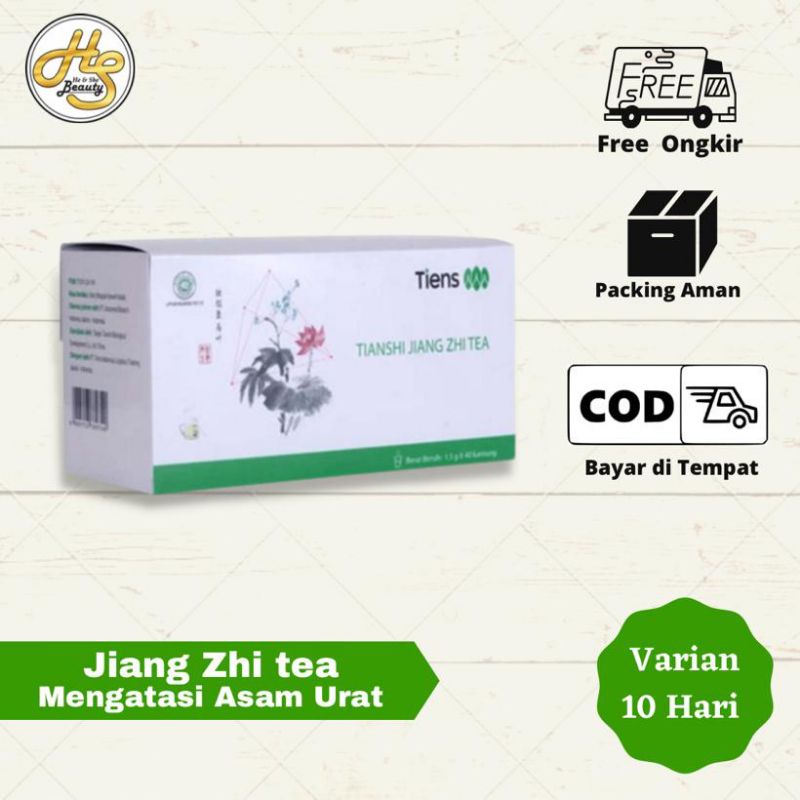 Jiang Zhi tea supplement asam urat terbaik varian 10 hari