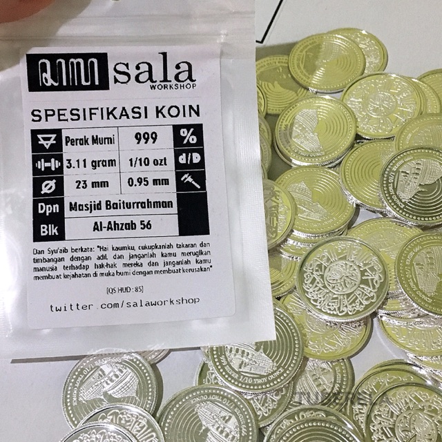 Dirham Sala Workshop Logam Mulia Silver
