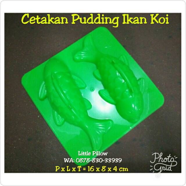 (KOI ISI 2) Cetakan Pudding/ Cetakan Agar Ikan Koi Besar