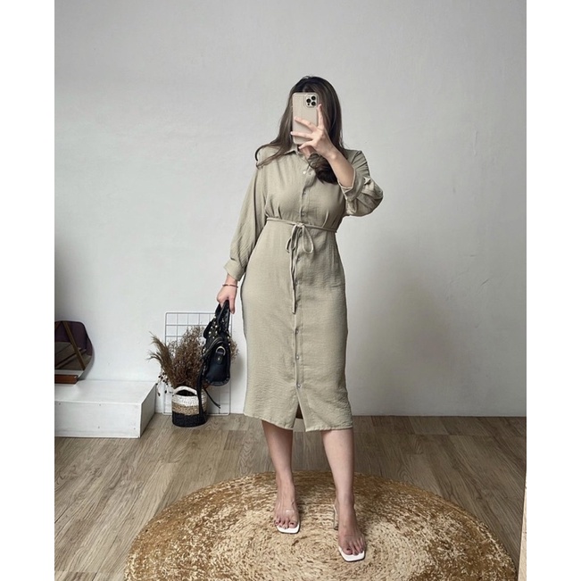 MIDI DRESS AIRFLOW // SONYA DRESS OVERSIZE