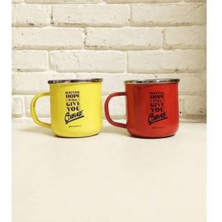  CUSTOM  SATUAN Mug Vintage PREMIUM Enamel  Cup Cangkir 