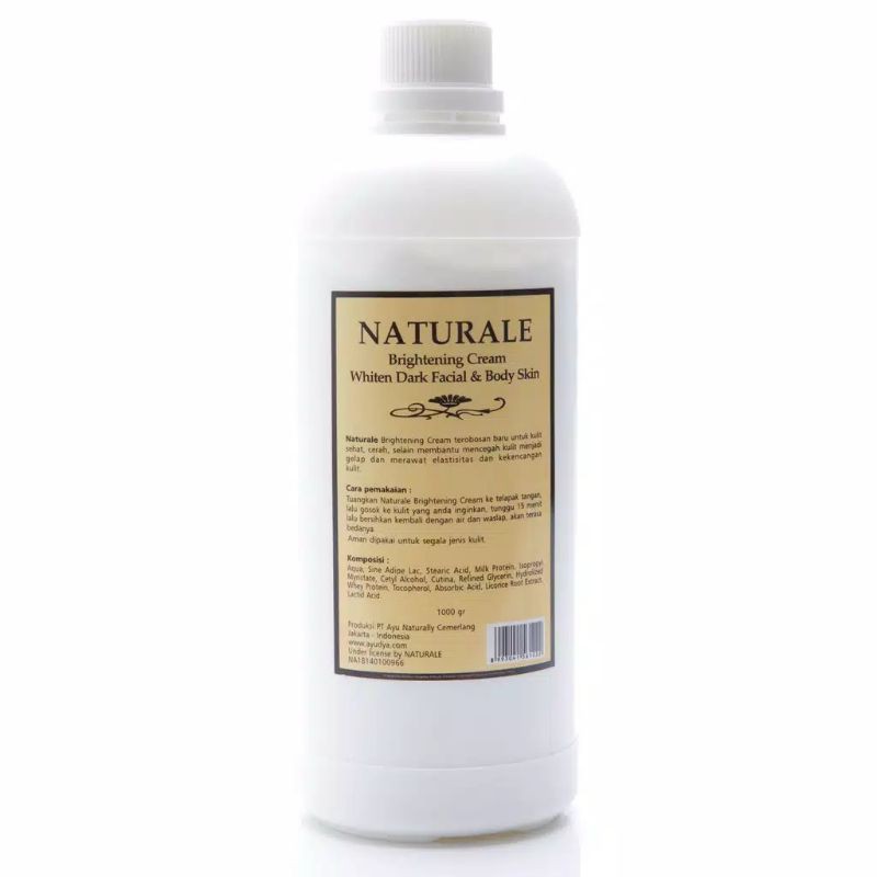 NATURALE  Brightening Cream  BLEACHING 1000gr