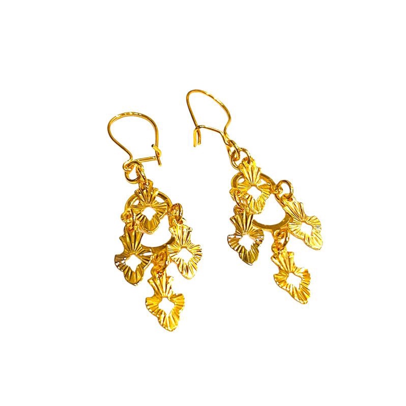 anting jurai lapis emas perhiasan anting