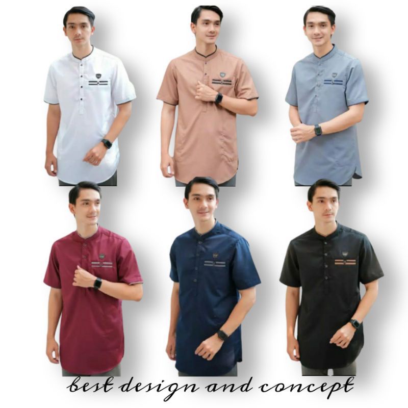 Koko kurta Pakistan/kurta lengan pendek/kurta casual/Koko kurta