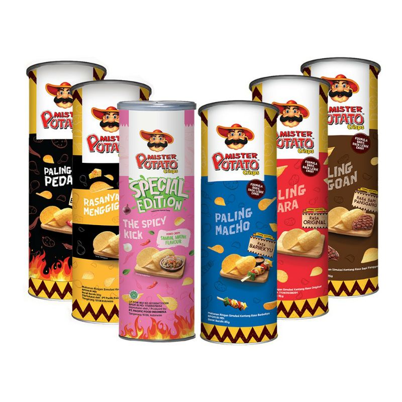 Mister Potato crisps / keripik kentang Mr Potato