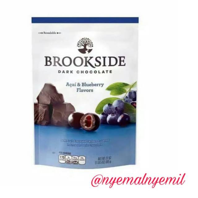 

Coklat Brookside rasa acai dan Blueberry