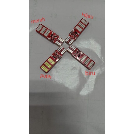 Lampu senja T10 30 LED 24vol truck/bus kedip