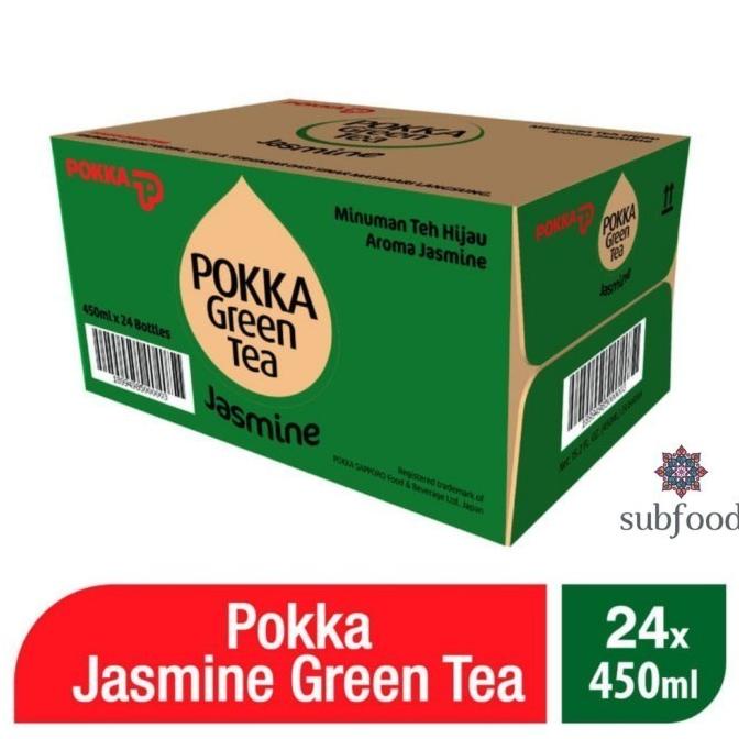 

[ COD ] Pokka Jasmine Green Tea Botol 450ml (1ctn) NEW Kode 162