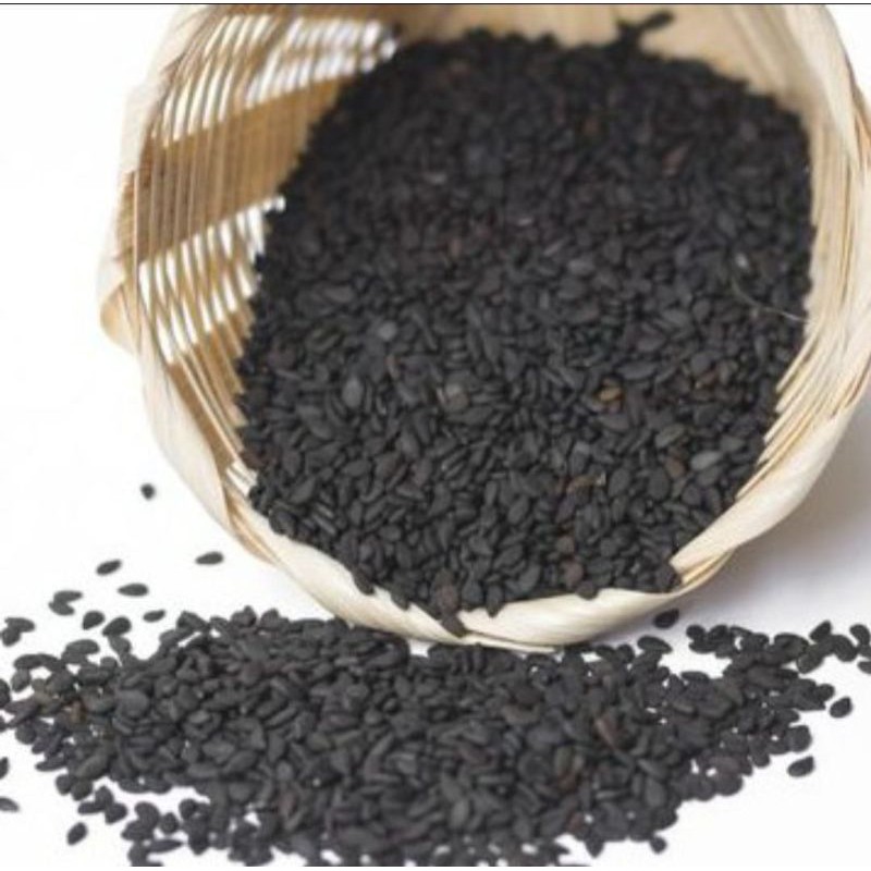 

Wijen hitam 50 gr / 100 gr Black sesame seed Mentah