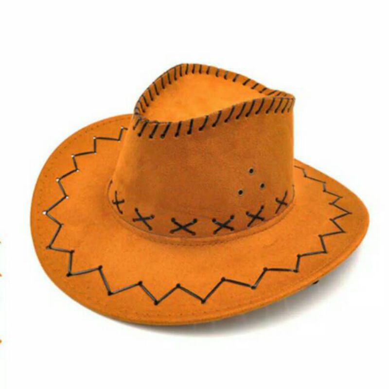 COD Topi Koboy Import / Topi Zorro / Topi Cowboy Amerika Laken Dewasa