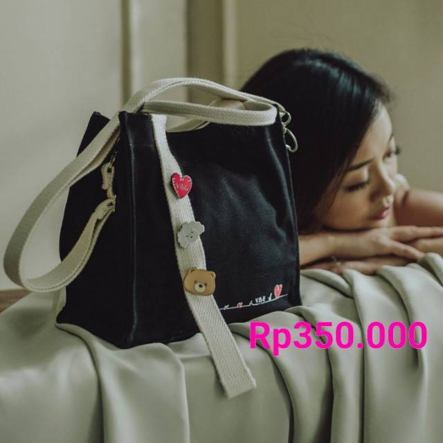 Bitter Bag in Black Valencia by Enrica x Patricia Stephanie