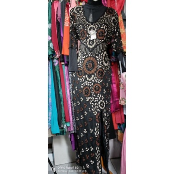 PL dress panjang gamis pesta.long dress LD 110 full Payet depan belakang super mewah