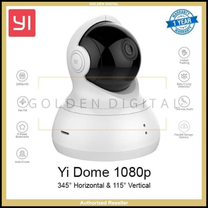 Xiaomi Yi Dome Camera 2 1080P Full Hd - Versi Internasional Kamera Pengintai Terlaris