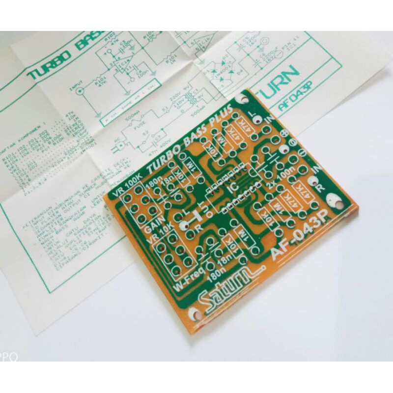 PCB Turbo Bass Plus stereo AF043P