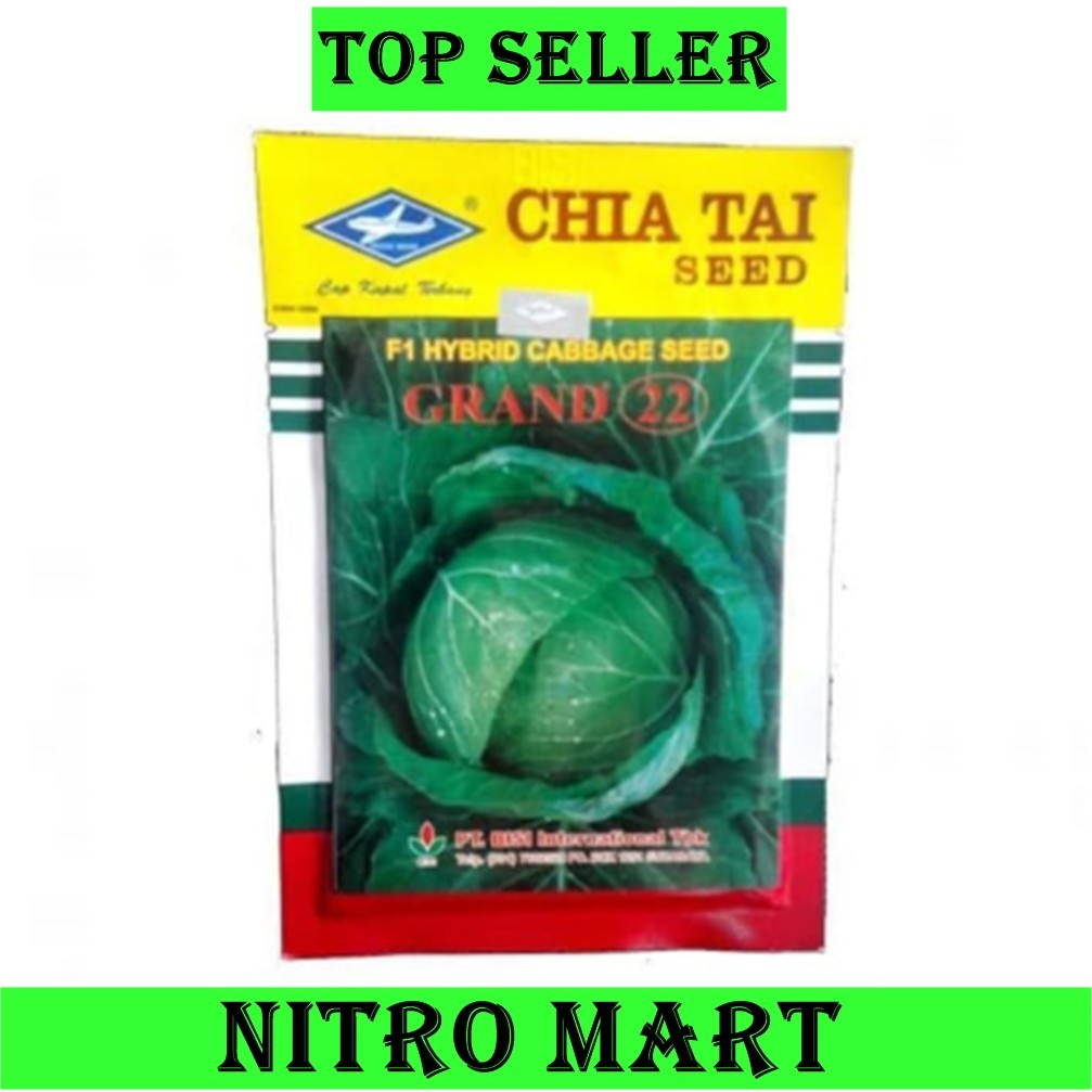 Benih Pertanian Kubis // Cabbage F1 GRAND 22 {15 Gram}