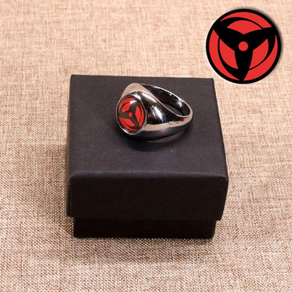 NICKOLAS1 Anime Cincin Fashion Anime Jepang Kipas Hadiah Ninja Uchiha Itachi Perhiasan DIY