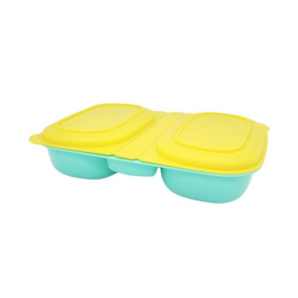 BABY BEYOND DUAL BENTO BOX WITH FORK &amp; SPOON