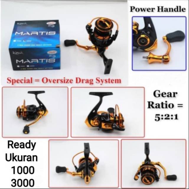 Reel Katana Martis Power Handle 3000