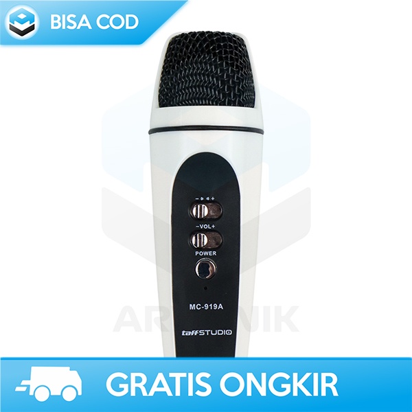 MOBILE MICROPHONE SMARTPHONE/PC TAFFSTUDIO 3.5MM MICRO USB 400MAH ABS