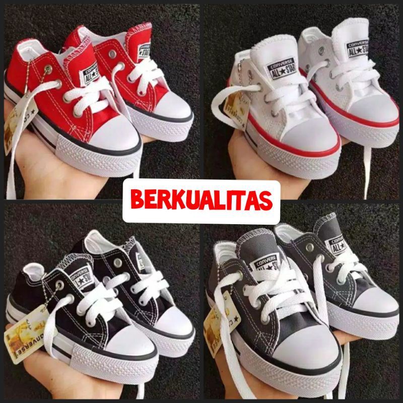 GRADE ORIGINAL,, sepatu anak Convers // sepatu Converse anak all star sepatu anak cowok cewek sepatu sneaker casual pria wanita