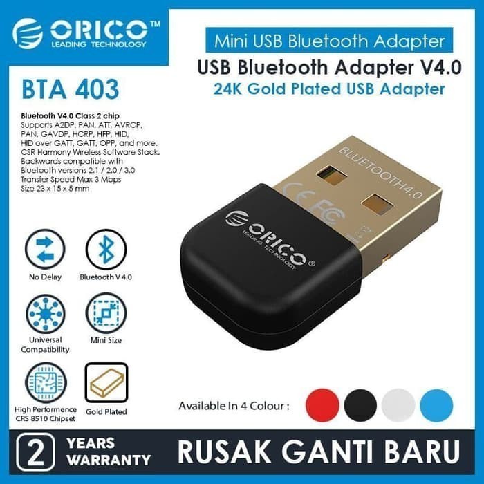 Orico Bta-403 Bluetooth 4.0 Receiver Dongle