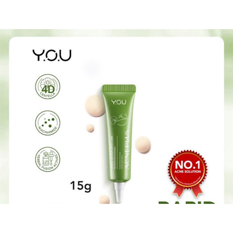 You Acne Plus Triple Action Spot Care 15gr|You Acne Plus Original 100%