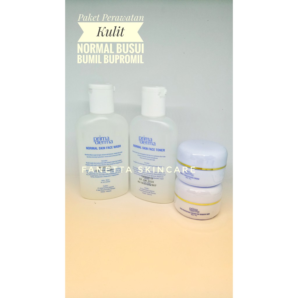 Paket Primaderma Perawatan Kulit Normal Busui Bumil Bupromil