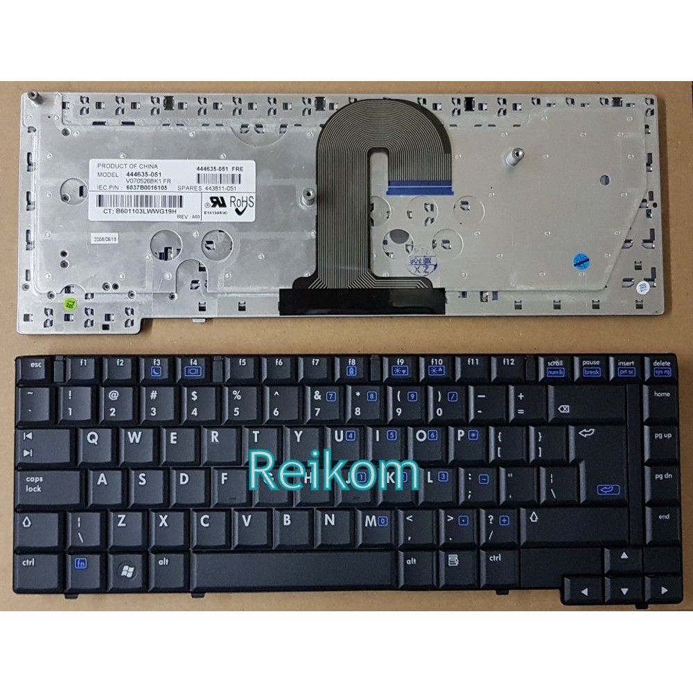 Keyboard HP Compaq 6510 6510b 6515 6515b 6720 6720s 6910b