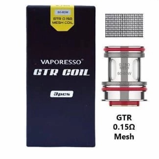 COIL VAPORESSO GTR 0.15 MESH COIL AUTHENTIC 60-80W BY VAPORESSO