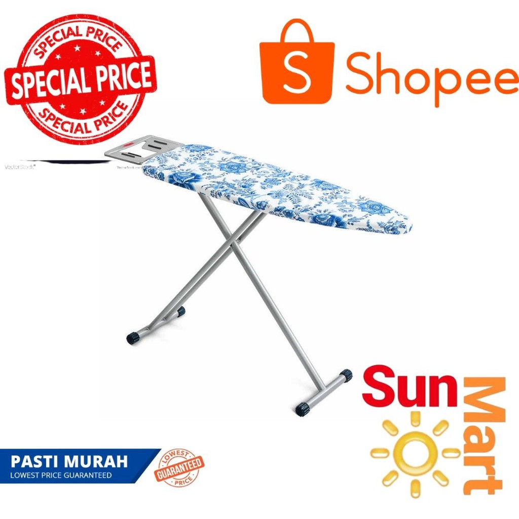 PROMO MEJA SETRIKA GOSOK LIPAT SERBAGUNA / IRON BOARD BISA DILIPAT