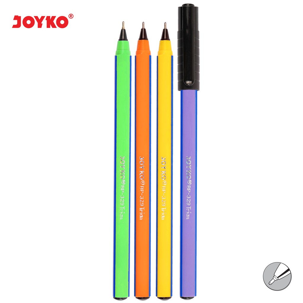 

Ball Pen Pulpen Pena Joyko BP-329 Trian (Per Pcs)