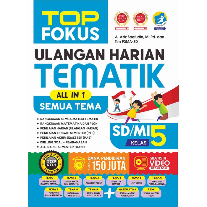 Kelas 5 Sd Mi Top Fokus Ulangan Harian Tematik Shopee Indonesia