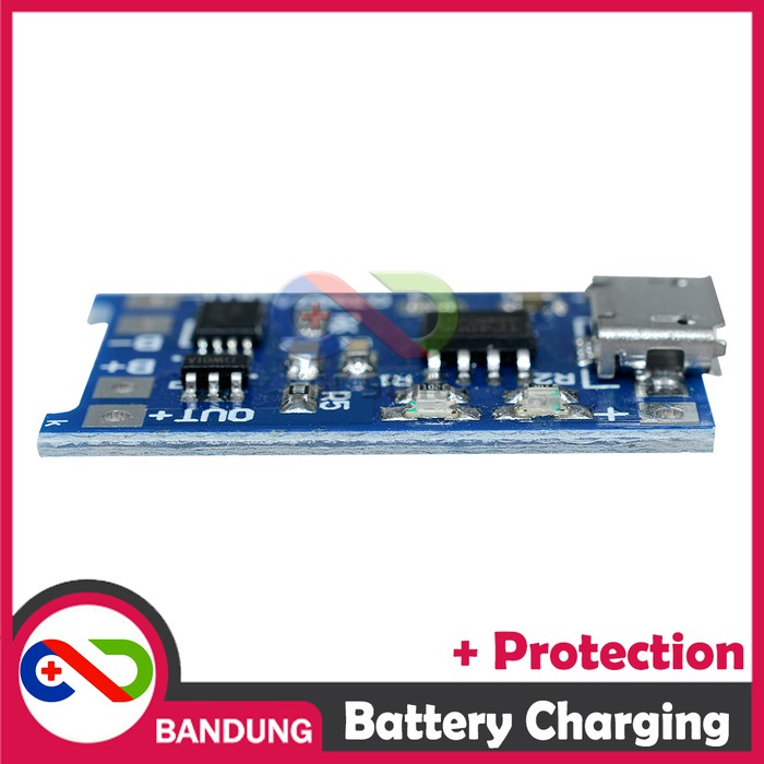 TP4056 MODULE CHARGER MICRO USB 1A LITHIUM BATTERY CHARGING + PROTECTION CHARGE &amp; DISCHARGE