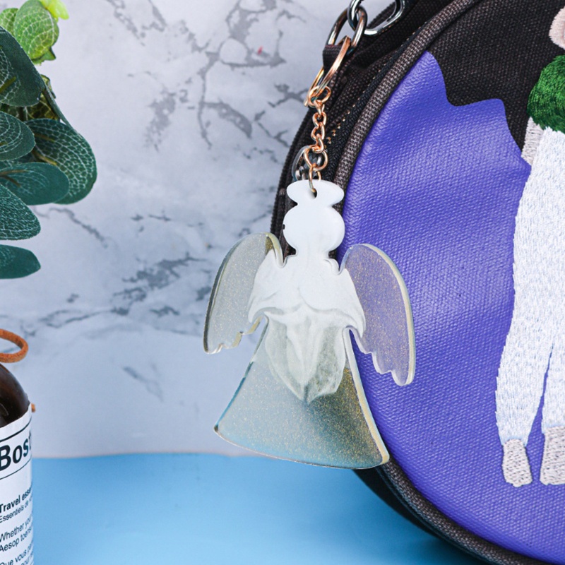 Siy Cetakan Resin Epoksi Bentuk Gantungan Kunci Tema Natal Bahan Silikon Untuk Dekorasi Pesta