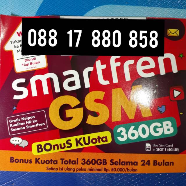 Kartu perdana nomor cantik smartfren