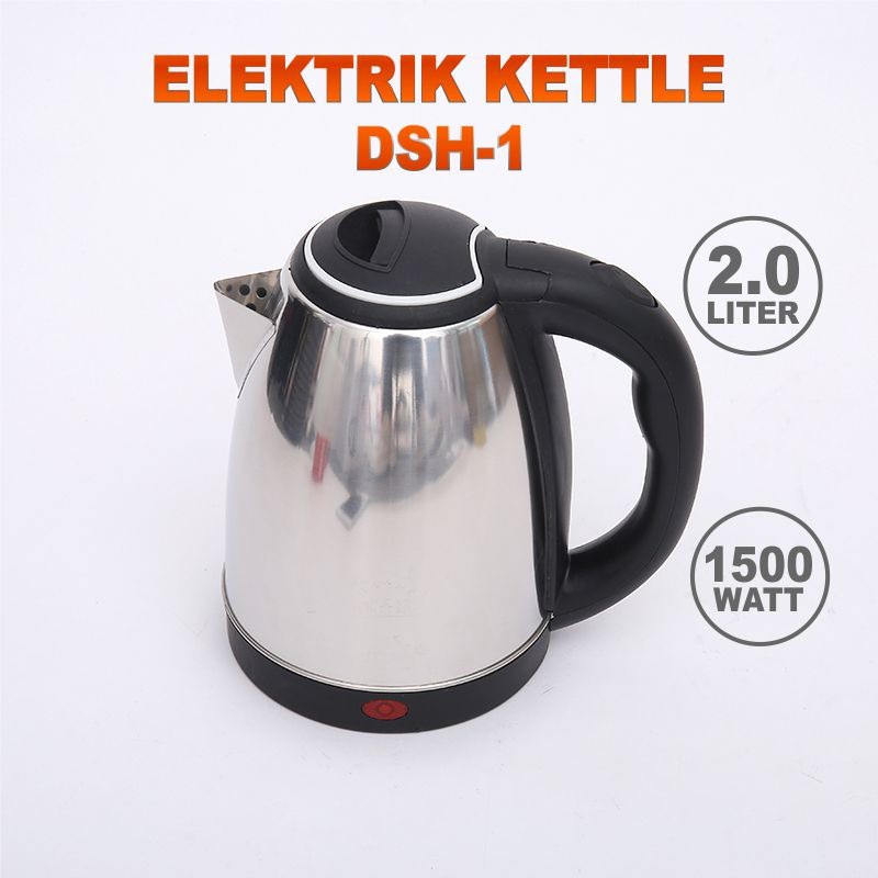 TERMURAH Teko Listrik Scarlett otomatis 2 liter / Electric heat Kettle 2L - Pemanas Air BISA COD