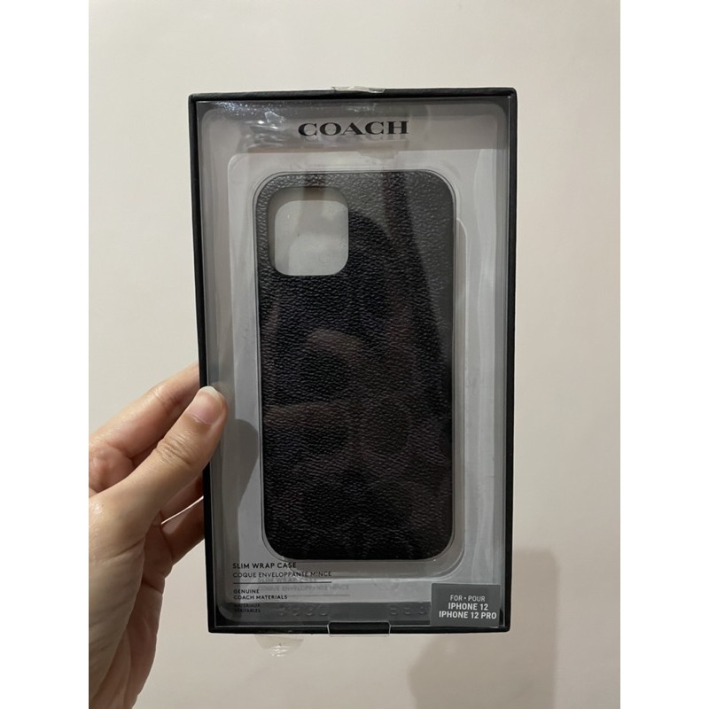 Iphone 12/12pro case (coach signature)