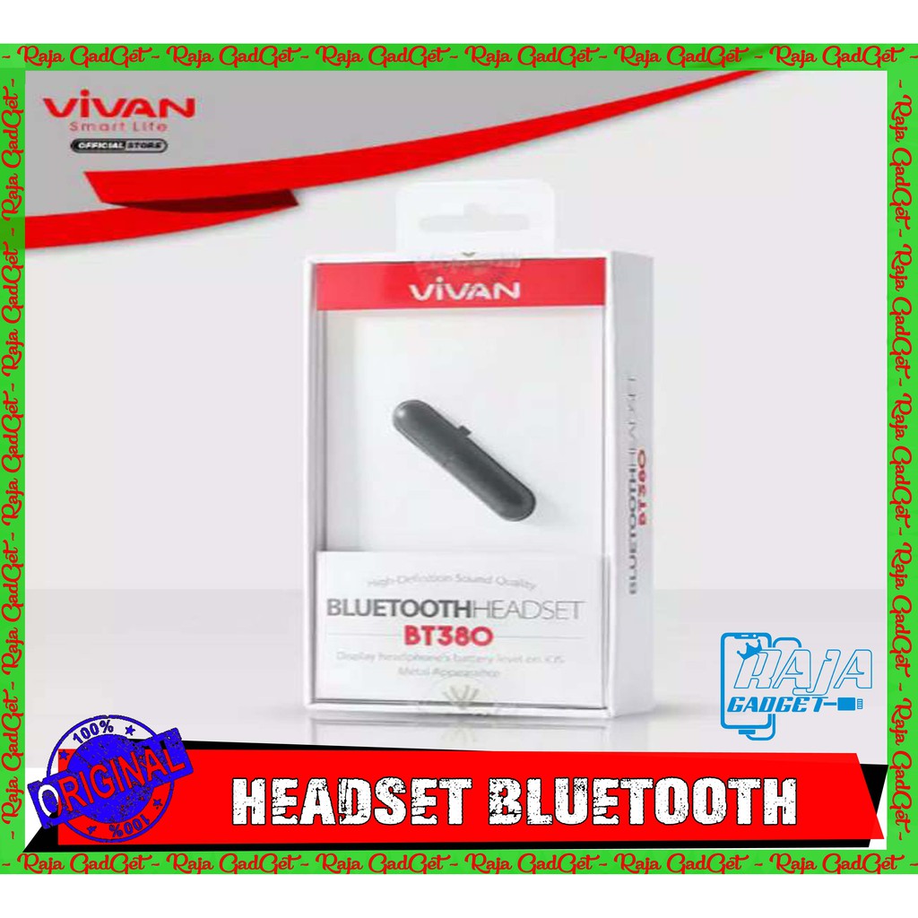 Headset Bluetooth Vivan BT380 - Original