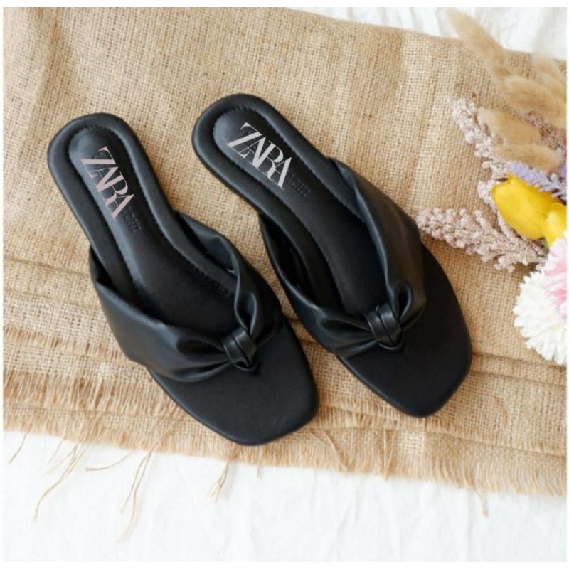 sandal jepit wanita ZaRa terbaru